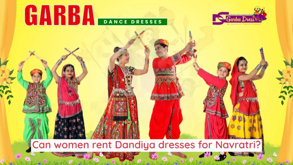 Can women rent Dandiya dresses for Navratri
