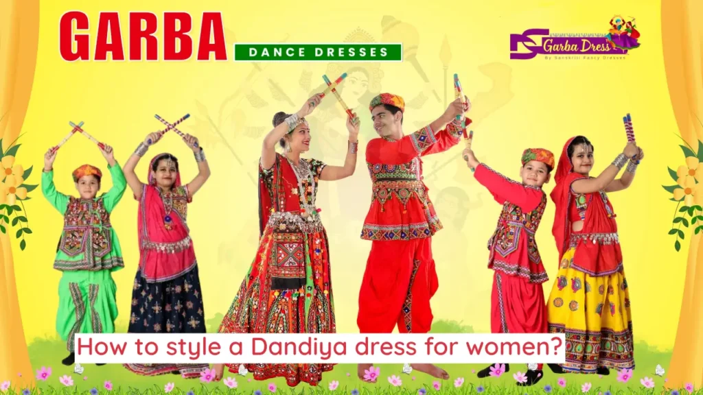 How to style a Dandiya dress for women