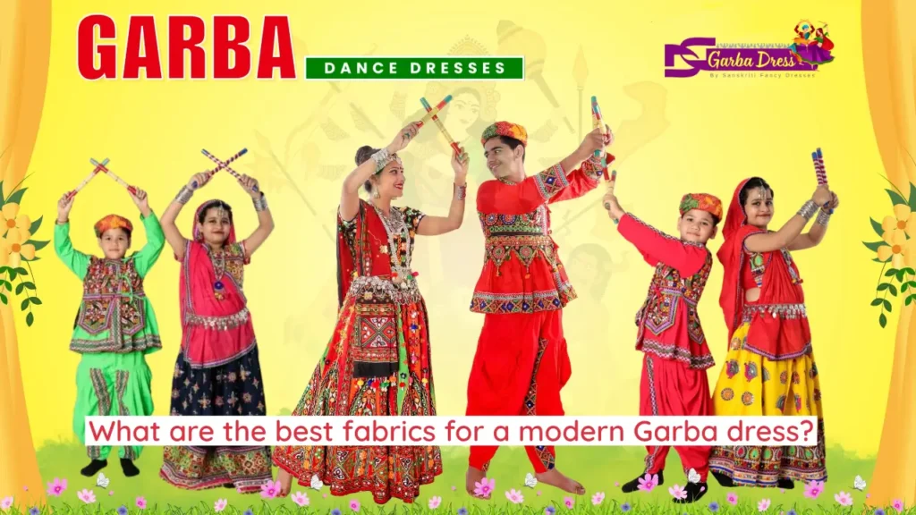 What are the best fabrics for a modern Garba dress