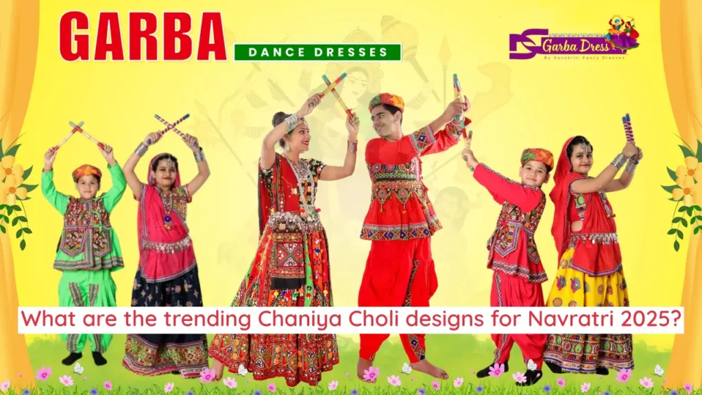 What are the trending Chaniya Choli designs for Navratri 2025