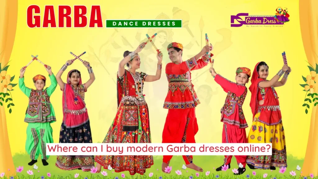 Where can I buy modern Garba dresses online